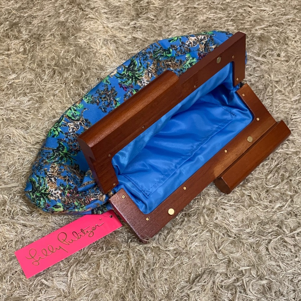 NWT Lilly Pulitzer GWP Bermuda Clutch - Picture 4 of 13